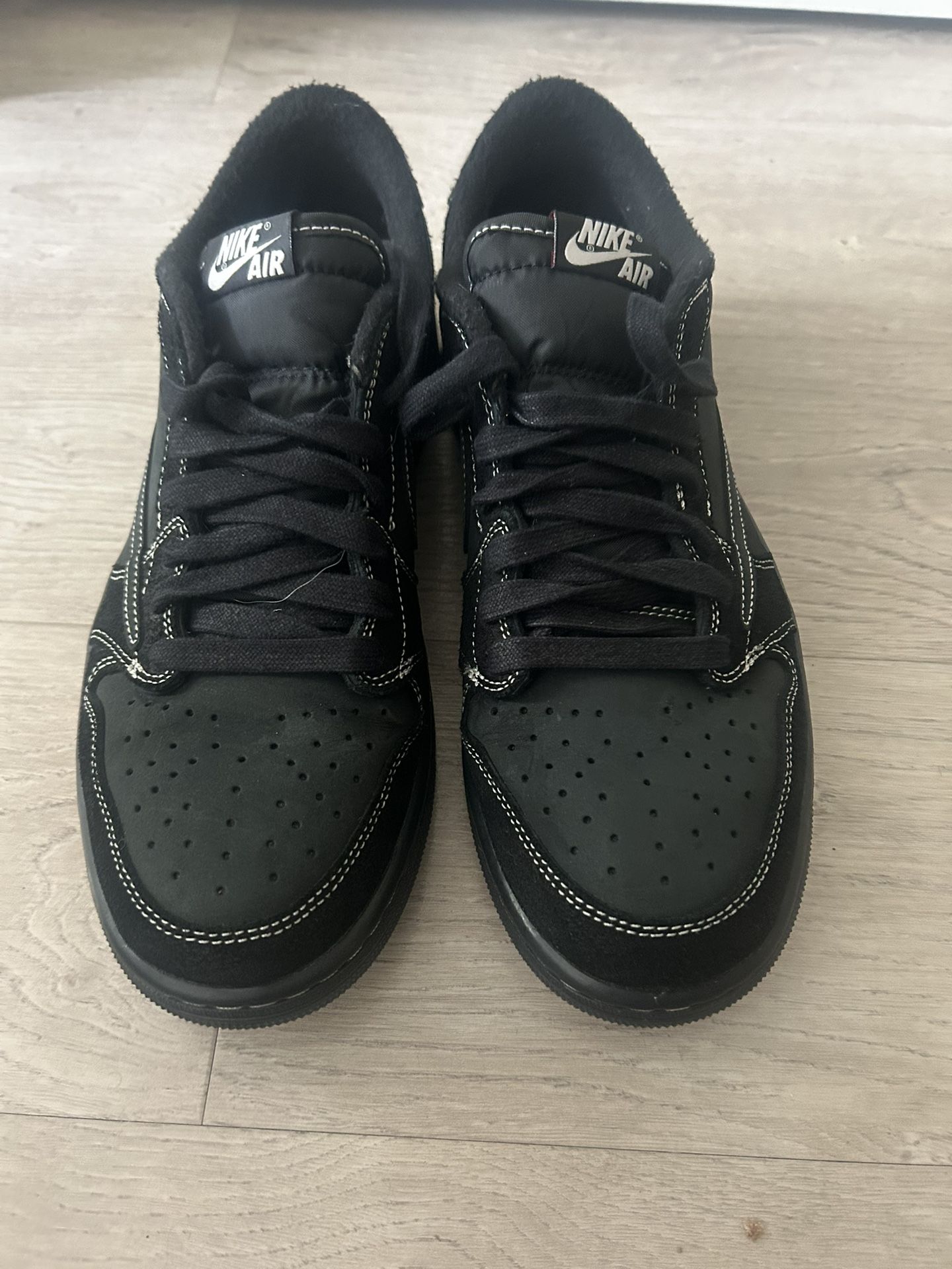 Size 10 | Jordan 1 Low OG SP Travis Scott “Black Phantom” – Gently Worn