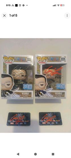 Autographed Captain kuro one piece