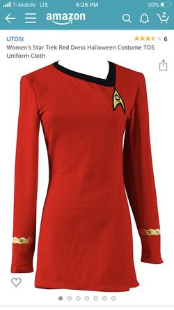 Star Trek TOS 1964 Female Uniform COSTUME