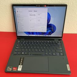 Lenovo Yoga 6 13” Touch Dolby Vision Atmos 2 in 1 laptop (2022 model) Ryzen 5 8GB 256GB 
