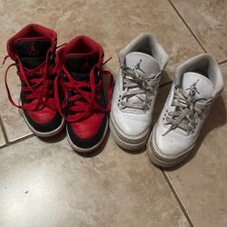 Jordan’s Hardly Used Kids Shoes.