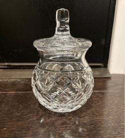 Waterford Crystal jam/jelly/honey jar with lid