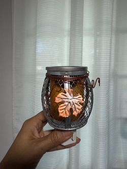 Fall design cute Metal Mesh Plug-In Wax Warmer