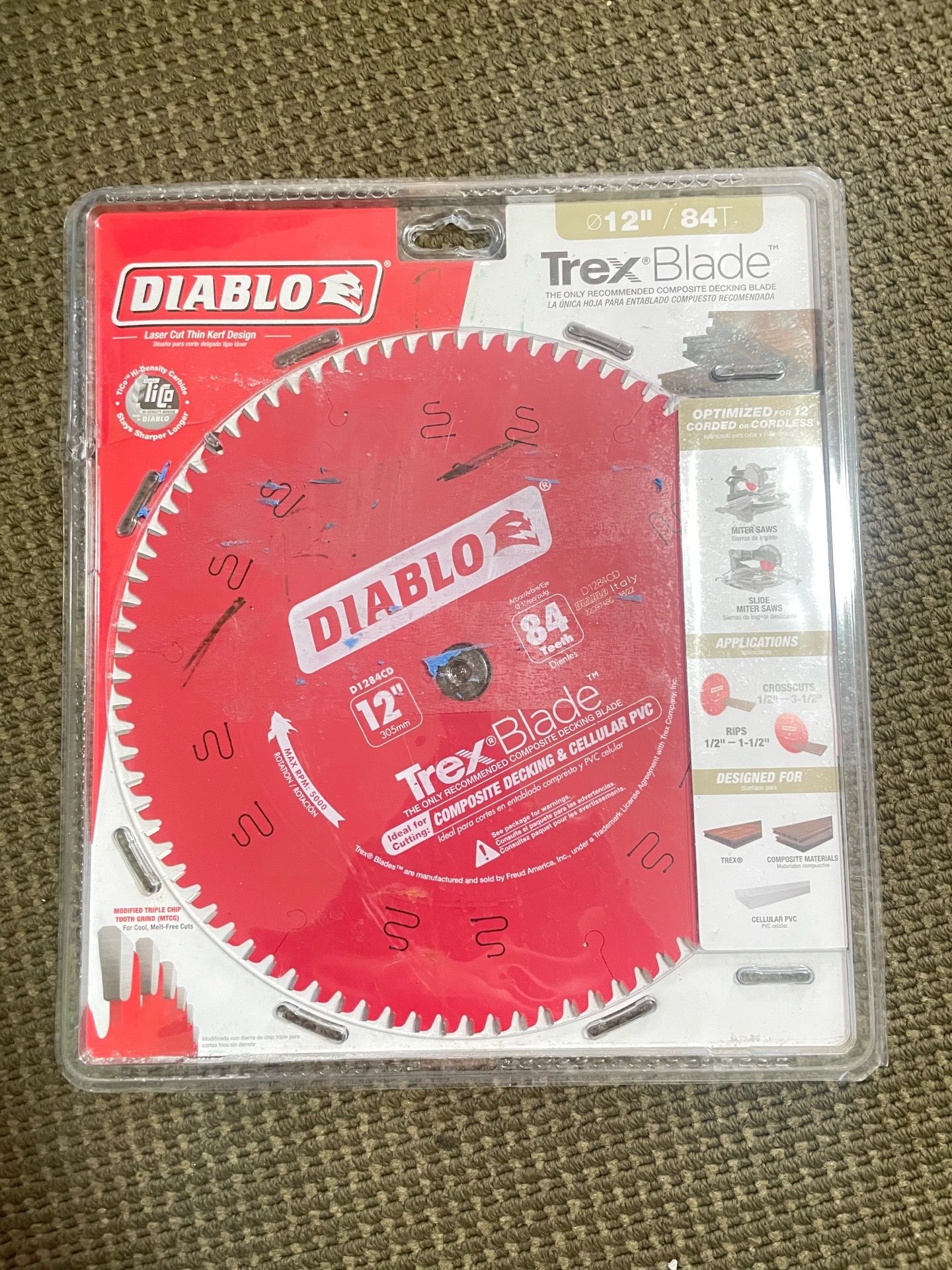 Diablo blade 12"