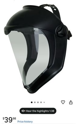 Two Honeywell face shield polycarbonate visor