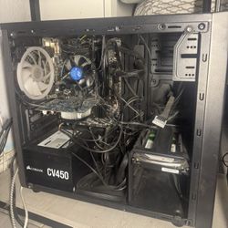Pc for sale. (includes pc, monitor, headset, keyboard, and mouse)