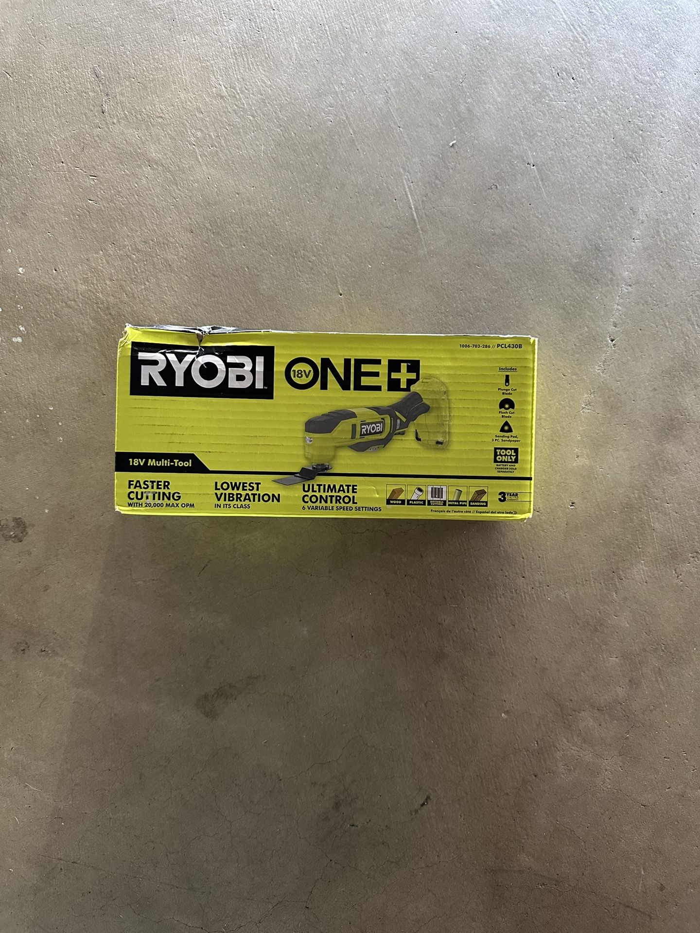 RYOBI ONE+ 18V Cordless Oscillating Multi-Tool (Tool Only)