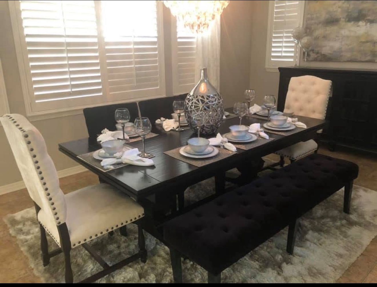 Dinner Chairs & Bench