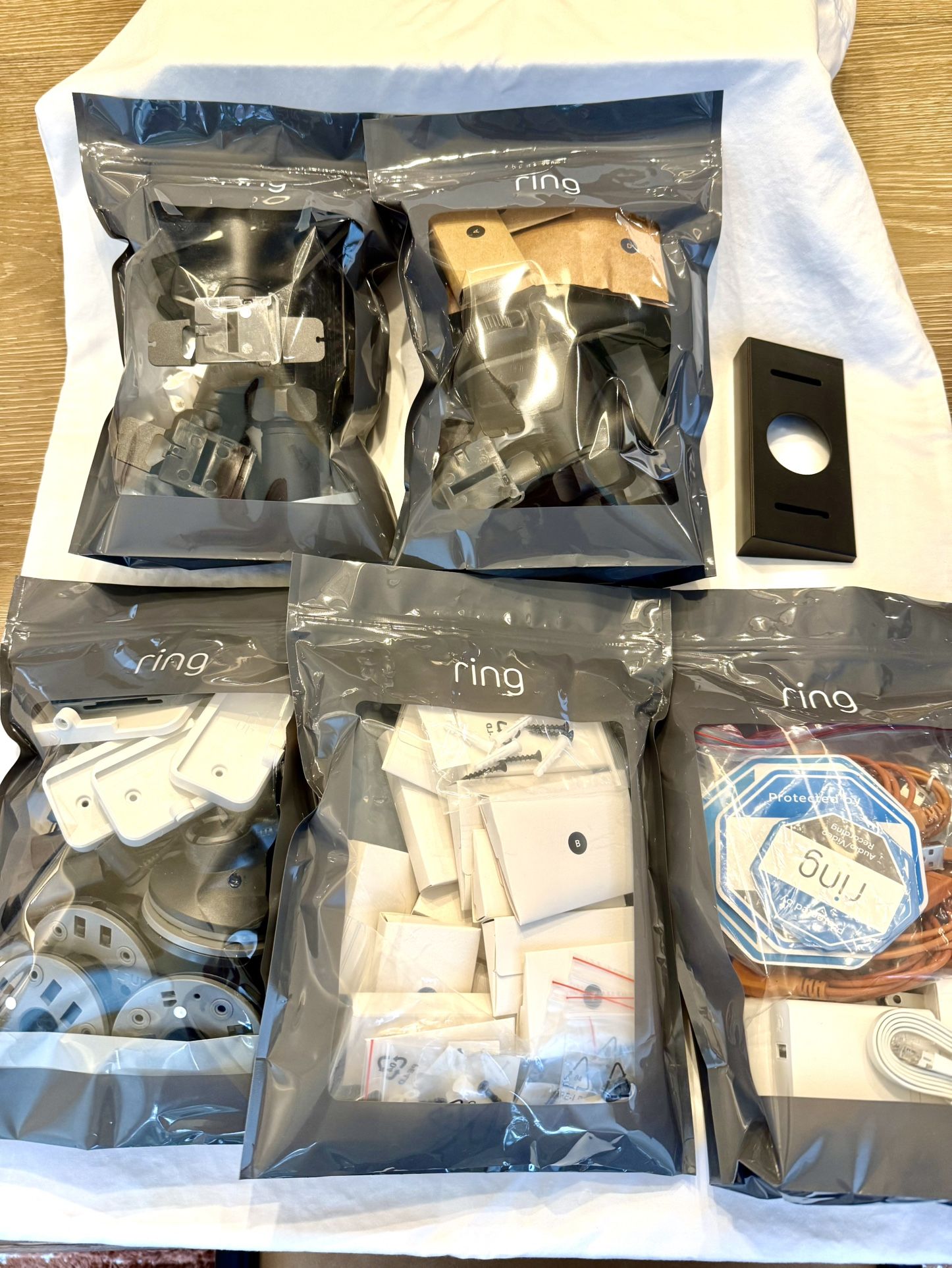 Huge Ring Camera Mounting Equipment And Chargers