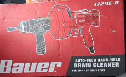 Bauer drain cleaner
