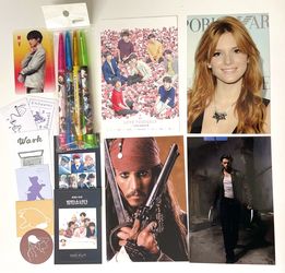 Lot Of Photo cards,Stickers, & Pens  (w/ Some From Koreatown And Hollywood!)