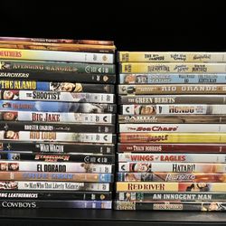 John Wayne Classic Western Movies DVD Collection ***35 DVDs and 40 movies***