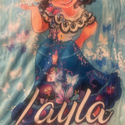 Brand New Kids Encanto Blanket With The Name Layla