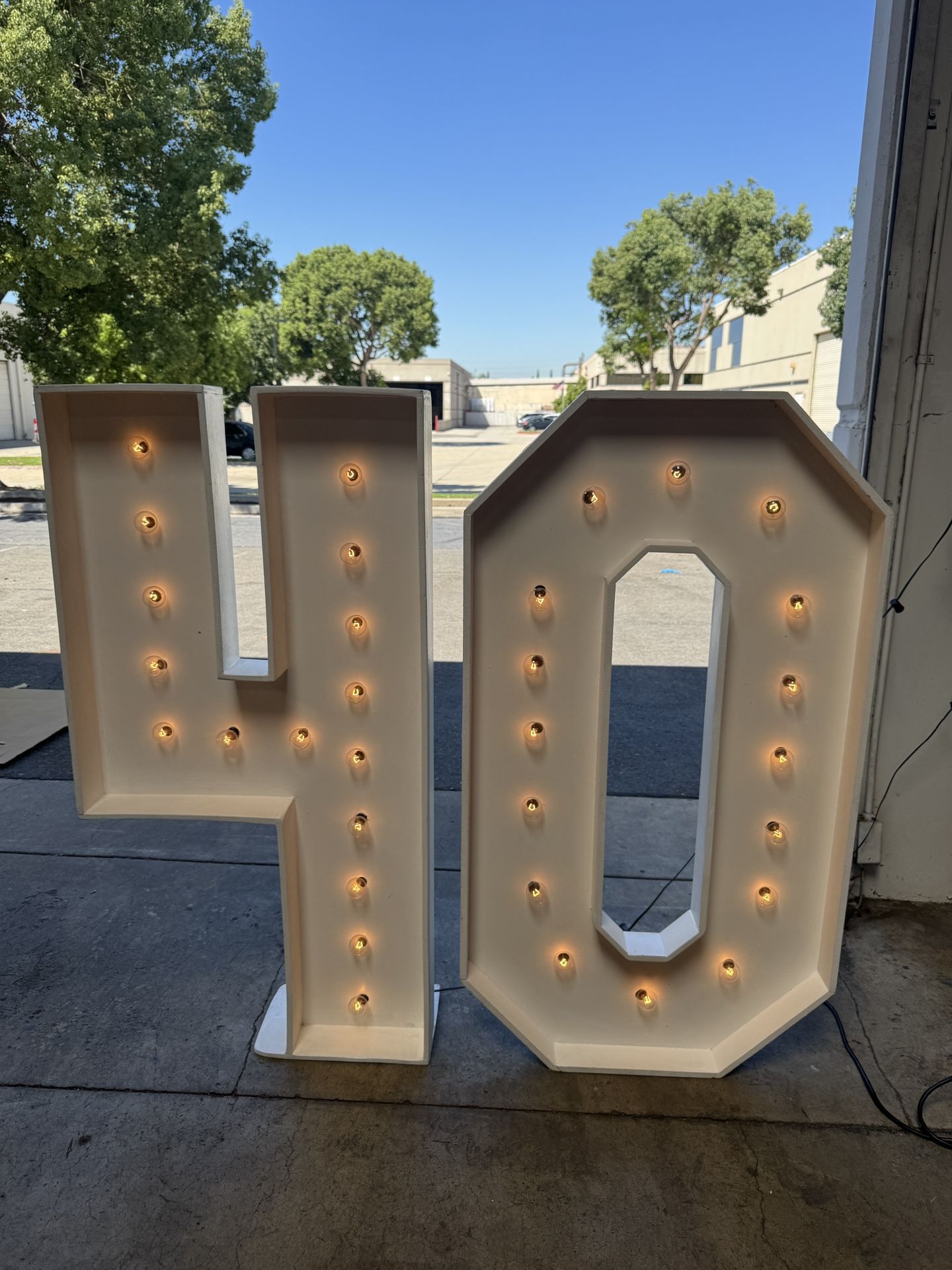 Big Marquee Letters Numbers