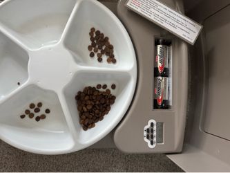 Animal battery food dispenser cat/dog