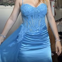 Blue Prom Dress