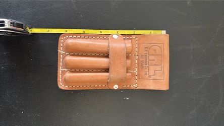 C.R. Laurence Leather Chisel Holder Pouch No. S5403