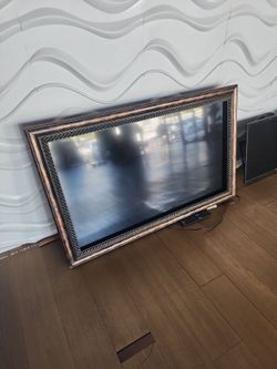 50 inch Flat Screen TV with Decorative Frame