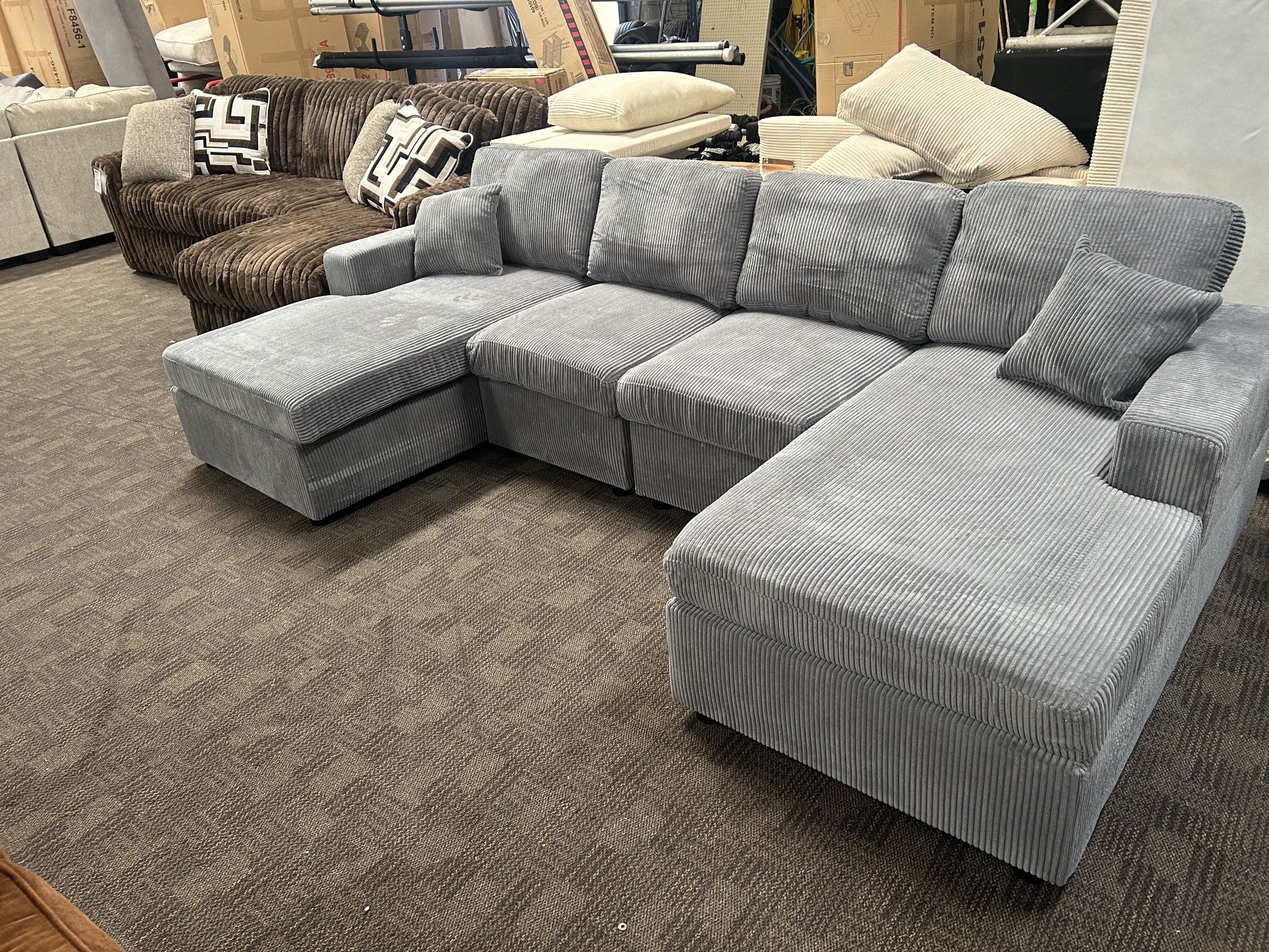 New Grey Sofa Sectional