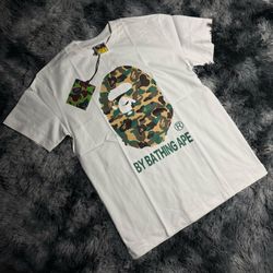 Green Camo Bape Tee Shirt