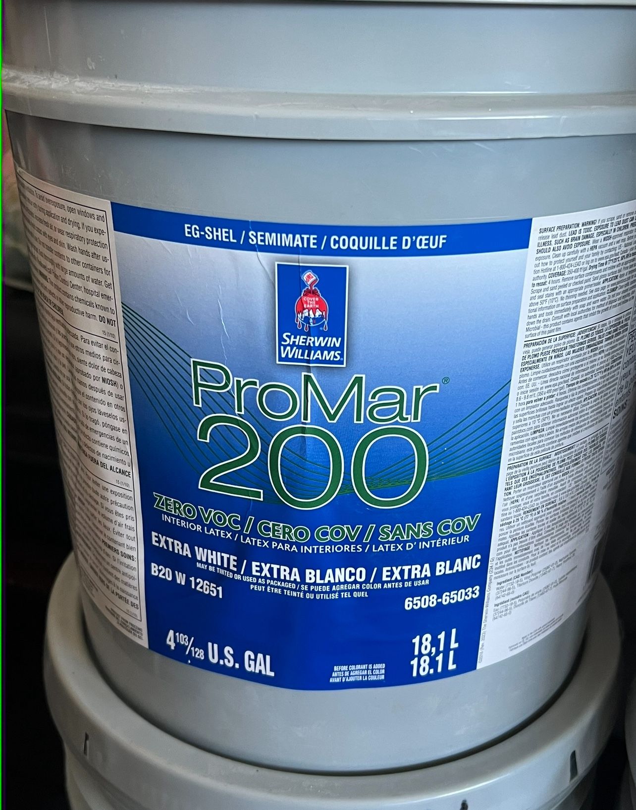 Interior Paint - Egg Shell - Off White 