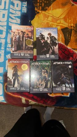 Aot Manga Book Season 1-3