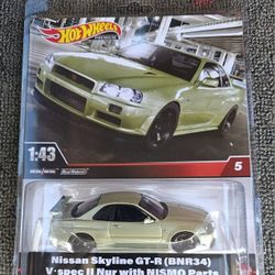 Hot Wheels Premium Nissan Skyline BNR34.