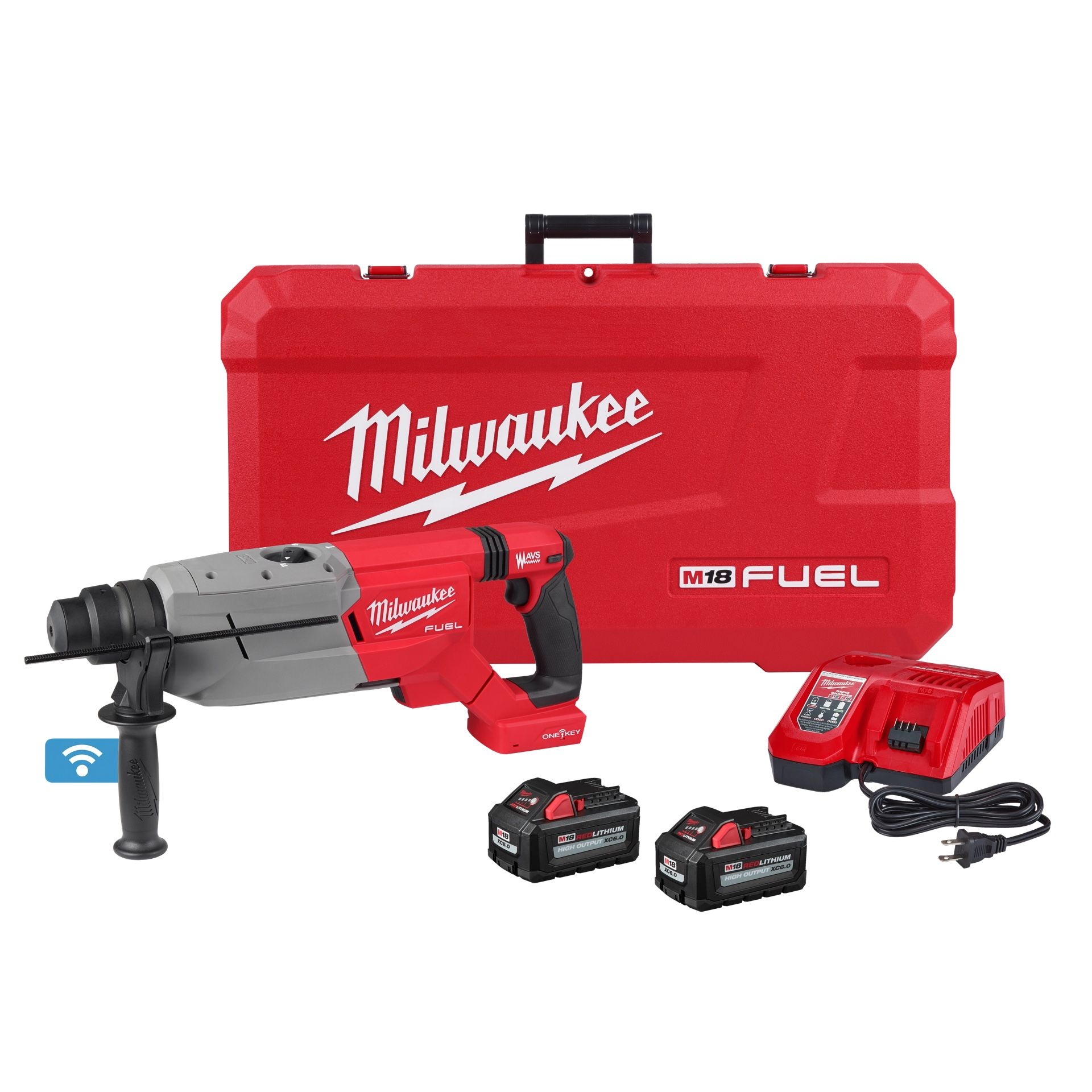 Milwaukee M18 Fuel (2916-22) 1 1/4 Sds Plus D Handle Rotary Hammer Kit