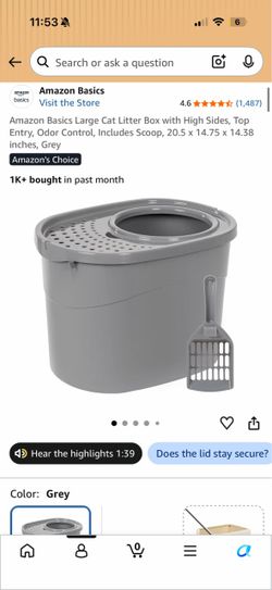 Top Entry Litter Box