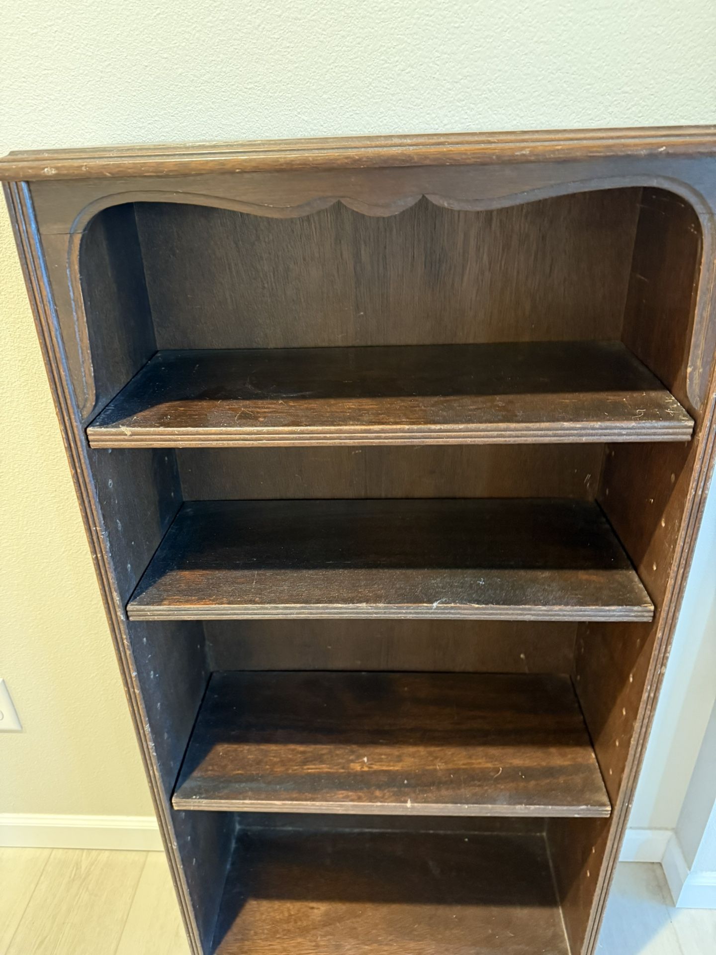 Cute Solid Wood Black Walnut Bookshelf