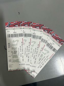 4 Angel Tickets + Parking Pass