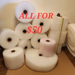  Bubble Wrap Rolls  Size 3/16 ( Small )   $50