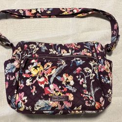 Vera Bradley On The Go Quilted Purse - Lavender Meadow