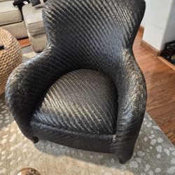 Keychain Weave Pattern  Genuine  Leather  Chair