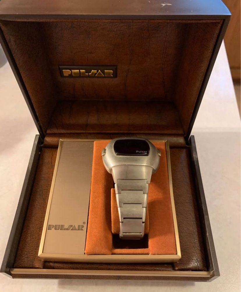 1973 Pulsar P3 Time Computer Watch Stainless Steel