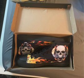 Men’s Skull Sneakers