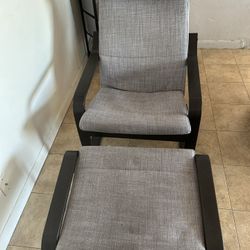 Ikea Chair And Ottoman 