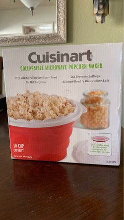 Cuisinart collapsible microwave popcorn maker