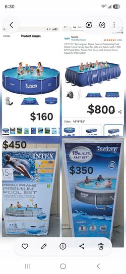 SWIMMING POOL  / ALBERCA DIFFERENT SIZE AND PRICES