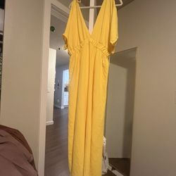Yellow Maxi Dress 