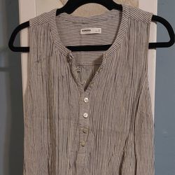 Sleeveless Strip Dress