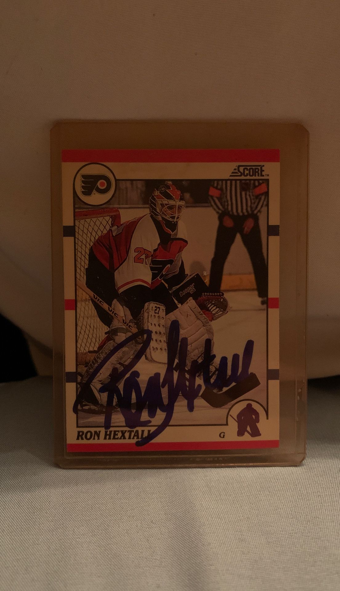 Autographed Hockey card