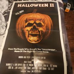 Vintage Halloween 2 Original US One Sheet Movie Poster 27x41 Jon Carpenter 1981