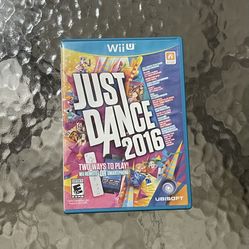 Just Dance 2016 For Nintendo Wii U - With Case