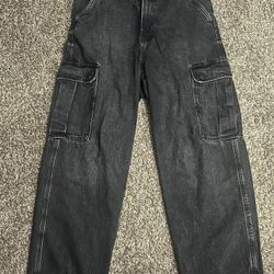 H&M Black Baggy Jeans