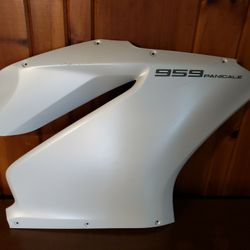 Motorcycle Right Upper Fairing Ducati White