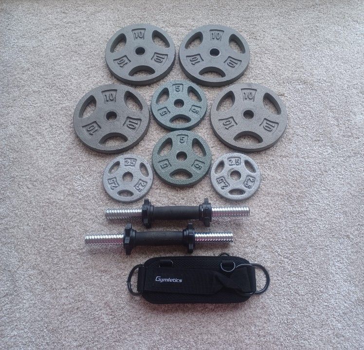 Gym Weight Plate Set 