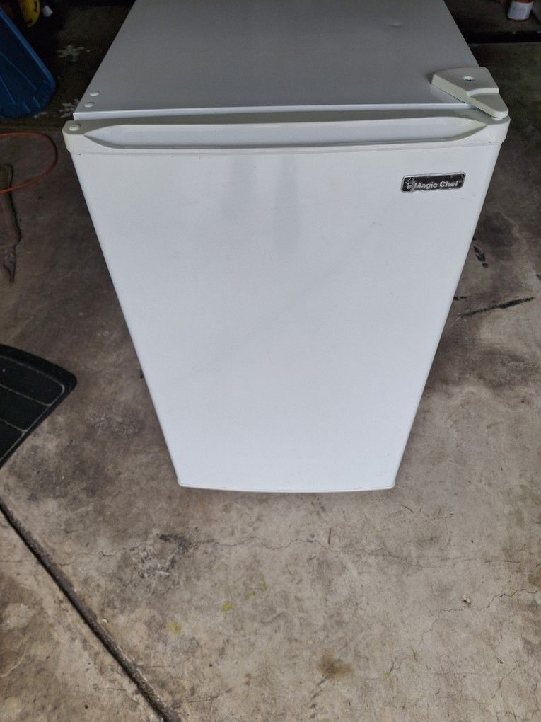 Small White Refrigerator Freezer