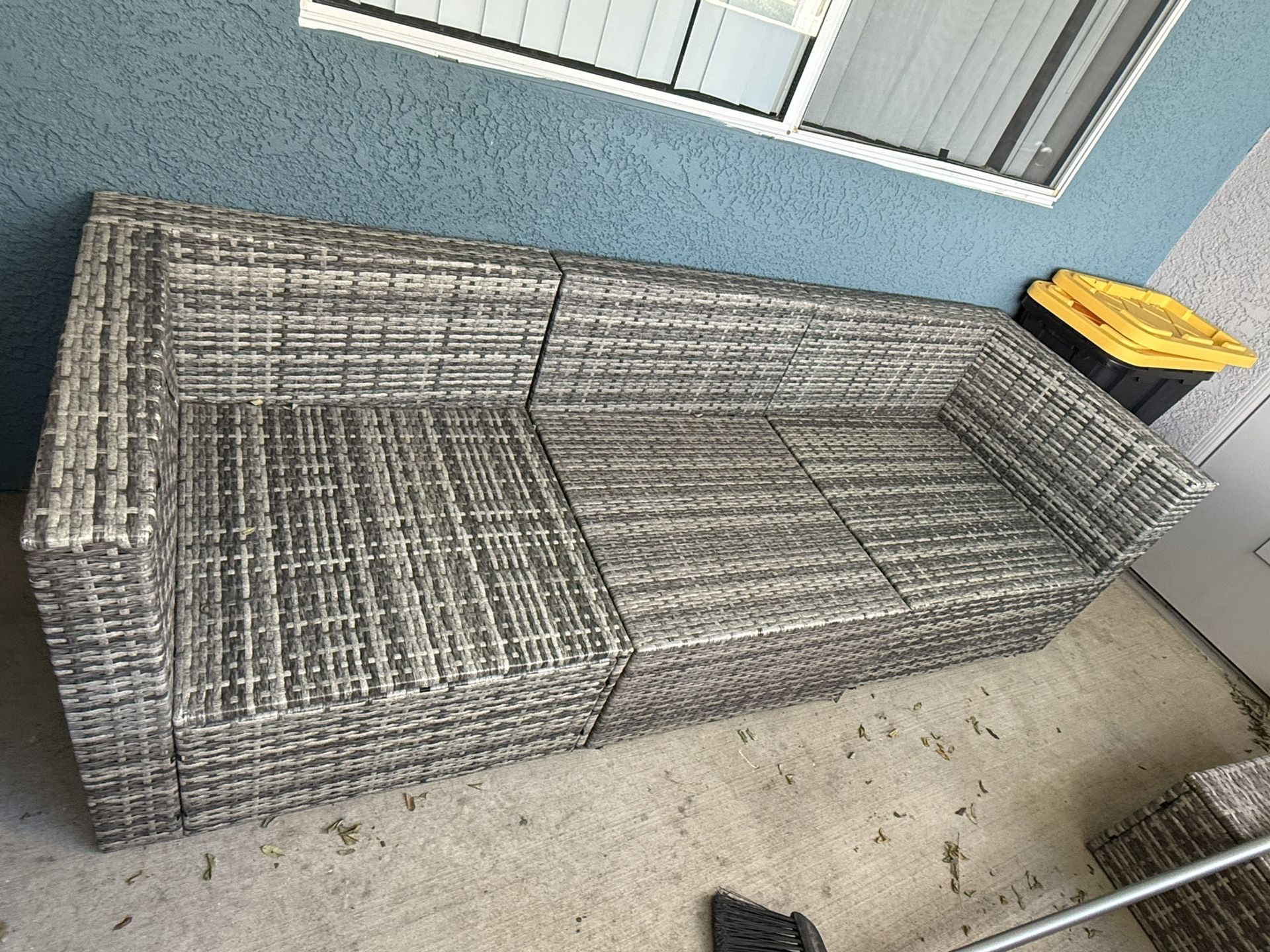 Wicker Couch