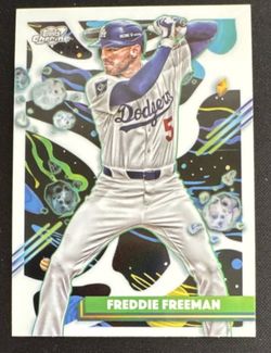 2025 Topps Cosmic Chrome Freddie Freeman White Hole Refractor #98 Dodgers